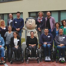 Gruppenfoto der Sport-Inklusionsmanager/innen und Projektverantwortlichen.