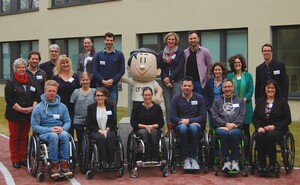 Gruppenfoto der Sport-Inklusionsmanager/innen und Projektverantwortlichen.