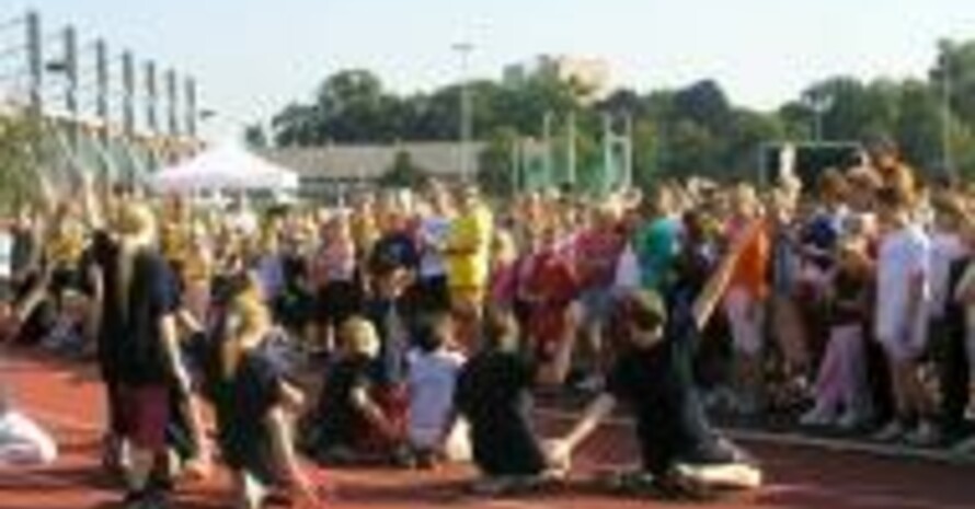 Viele Kinder zeigten in Potsdam ihre Begeisterung für das Sportabzeichen