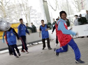 Die Bedeutung von Sportvereinen für die Integration von jugendlichen Migranten untersucht das Dortmunder Forschungsprojekt. Copyright: picture-alliance