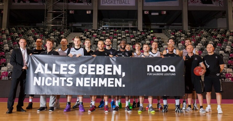Für die Profis von Telekom Baskets Bonn ist sauberer Sport wichtig. Foto: NADA