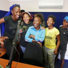 BAS-Kids live auf Hitradio Namibia. Foto: DOSB/Albin