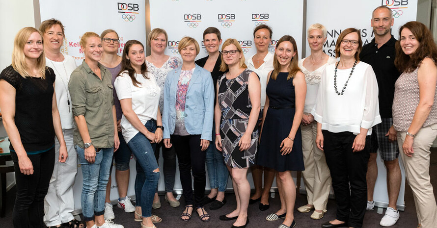 Zum Abschluss trafen sich die Tandems des DOSB-Mentoring Programms 2016/17 in Berlin. Foto: DOSB/Camera4