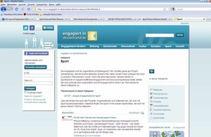 Auf diesem Portal bündelt das Bundesfamilienministerium seine Online-Angebote zum Ehrenamt und Engagement in Deutschland. (Screenshot)