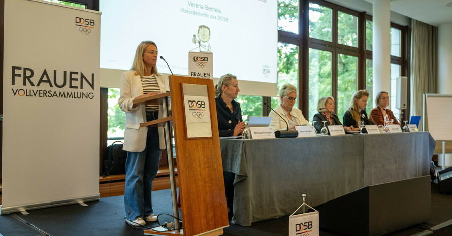 Die "Konferenz für Frauen, Vielfalt und Geschlechtergleichstellung". Foto: DOSB/ Witters