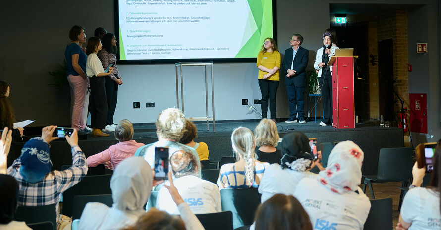 Zur Abschlussveranstaltung wurden die Ergebnisse aus drei Jahren Projektlaufzeit vorgestellt. Foto: DOSB/ Annette Riedl