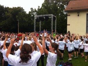 Tolle Stimmung bei der Sportabzeichentour in Schmölln. Foto: Sebastian Jochum