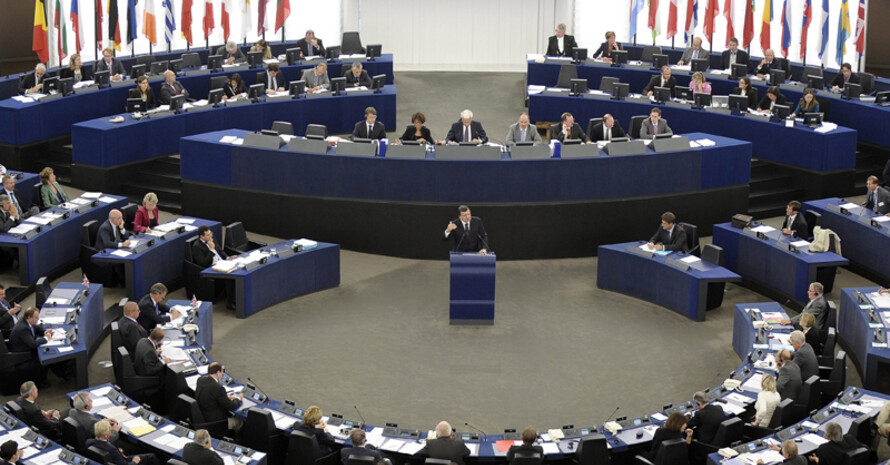 Das Parlament der EU in Brüssel. Foto: picture-alliance