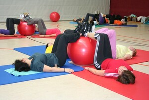 Gymnastik unter dem Qualtätssiegel "Sport Pro Gesundheit"; Foto: LSB Thüringen