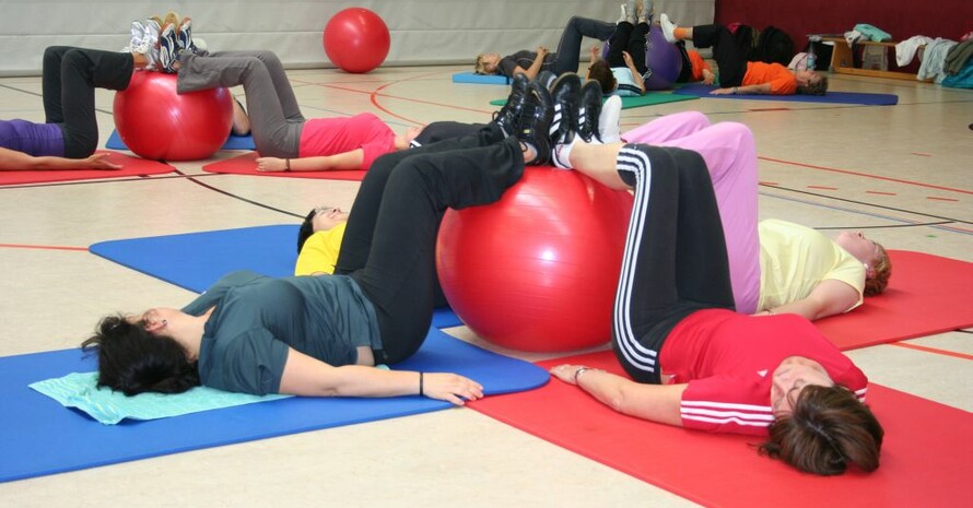 Gymnastik unter dem Qualtätssiegel "Sport Pro Gesundheit"; Foto: LSB Thüringen