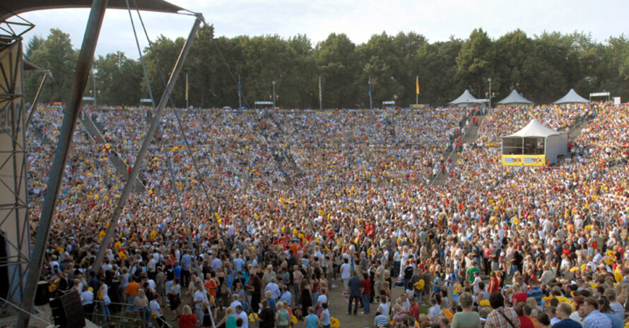 "Das Festival für junge Politik" soll im nächsten Jahr auf der Berliner Wuhlheide stattfinden. Copyright: picture-alliance
