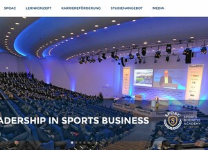 Screenshot vom SpoBis Kongress 2015 in Düsseldorf: www.sports-business-academy.de