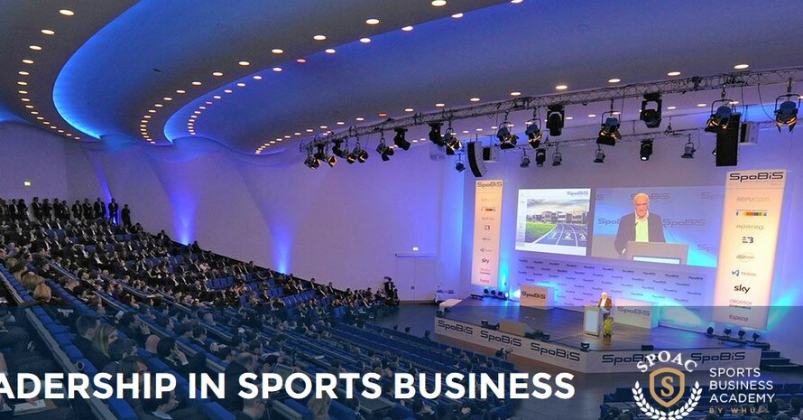 Screenshot vom SpoBis Kongress 2015 in Düsseldorf: www.sports-business-academy.de