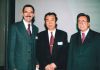 Foto: Yuan WEIMIN (Mitte) mit NOK-Präsident Dr. Klaus Steinbach (l.) und DSB-Präsident Manfred von Richthofen (r.). Copyright NOK